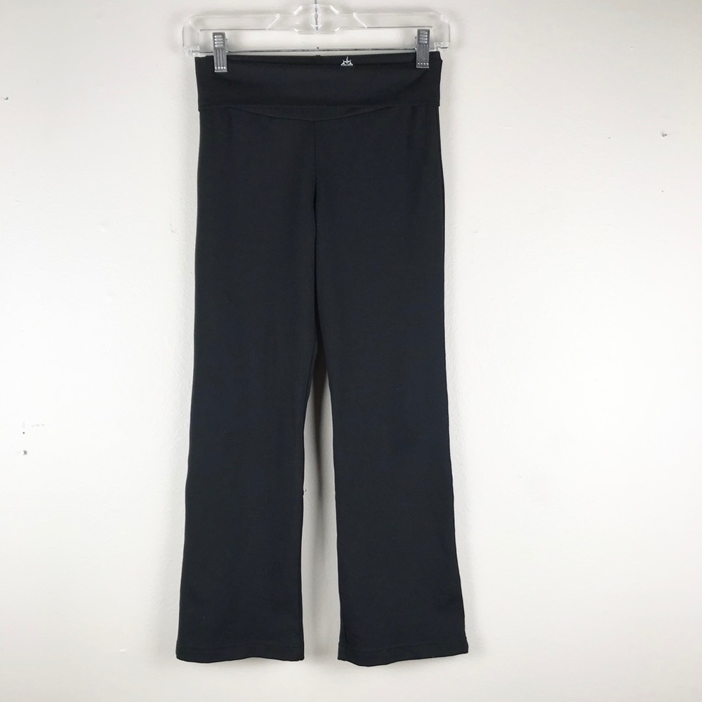 PrAna Fold Over Yoga Split Back Pants Sz XS